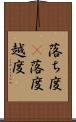 落ち度(P) Scroll