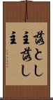 落とし主 Scroll