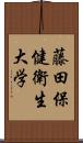 藤田保健衛生大学 Scroll