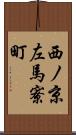 西ノ京左馬寮町 Scroll