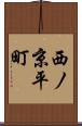 西ノ京平町 Scroll