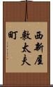 西新屋敷太夫町 Scroll