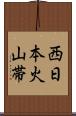 西日本火山帯 Scroll