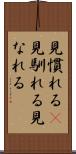 見慣れる(P) Scroll