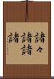 諸々 Scroll