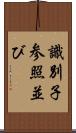 識別子参照並び Scroll