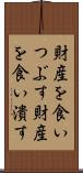 財産を食いつぶす Scroll