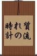 質流れの時計 Scroll