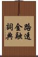 路透金融詞典 Scroll