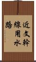 近文幹線用水路 Scroll