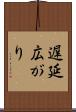 遅延広がり Scroll
