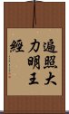 遍照大力明王經 Scroll