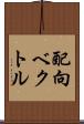配向ベクトル Scroll