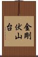 金剛伏山台 Scroll