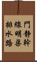 門静幹線明渠排水路 Scroll