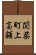 関柴町上高額 Scroll