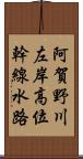 阿賀野川左岸高位幹線水路 Scroll