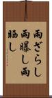雨ざらし Scroll