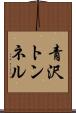青沢トンネル Scroll