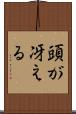頭が冴える Scroll