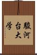 駿河台大学 Scroll