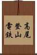 高尾登山電鉄 Scroll