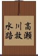 高瀬川放水路 Scroll