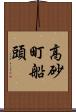 高砂町船頭 Scroll