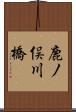 鹿ノ俣川橋 Scroll