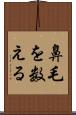 鼻毛を数える Scroll