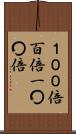 １００倍 Scroll