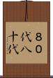 ８０代 Scroll
