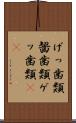 げっ歯類 Scroll