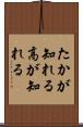 たかが知れる Scroll