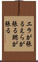 エラが張る Scroll