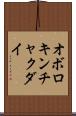 オボロキンチャクダイ Scroll