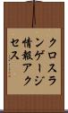 クロスランゲージ情報アクセス Scroll