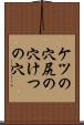 ケツの穴 Scroll