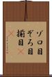 ゾロ目 Scroll