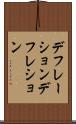 デフレーション Scroll