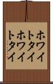 ホワイトタイ Scroll