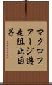 マクロファージ遊走阻止因子 Scroll