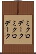 ミクロデータ Scroll