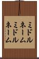 ミドルネーム Scroll