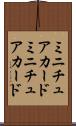 ミニチュアカード Scroll