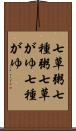 七草粥 Scroll