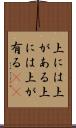 上には上がある Scroll