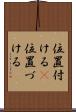 位置付ける(P) Scroll