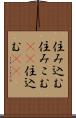 住み込む Scroll