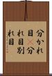 分かれ目(P) Scroll